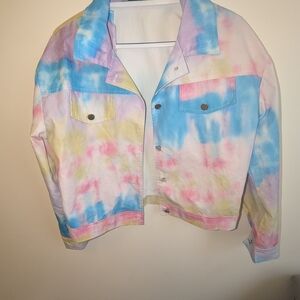 Colorful Tie-Dye Jacket